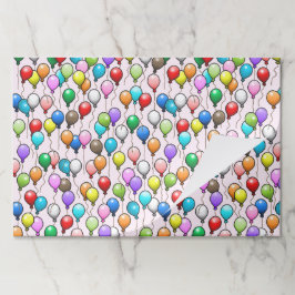Bloc De Hojas Globos de cumpleaños