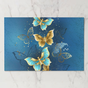 Bloc De Hojas Golden butterflies