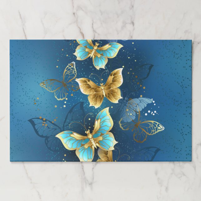 Bloc De Hojas Golden butterflies (Anverso)