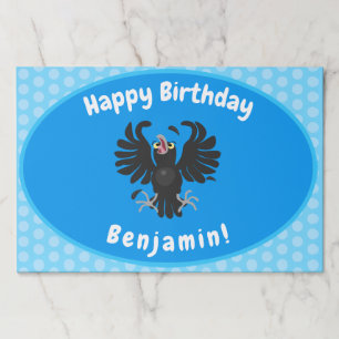 Bloc De Hojas Gracioso ilustracion de personalizado de cuervos l