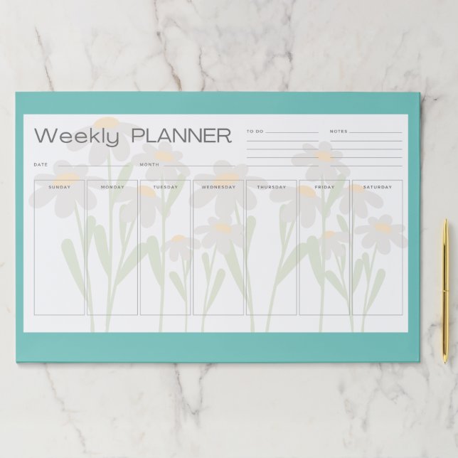 Bloc De Hojas Grandes páginas de planificación semanal desahucia (In situ)