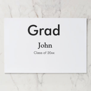 Bloc De Hojas grupo de graduados agregar nombre congrats fecha a