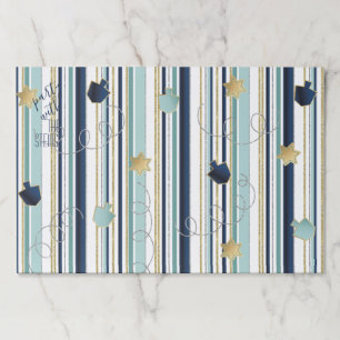 Bloc De Hojas Hanukkah Tearaway Placemat Pad El Nuevo Elegante T