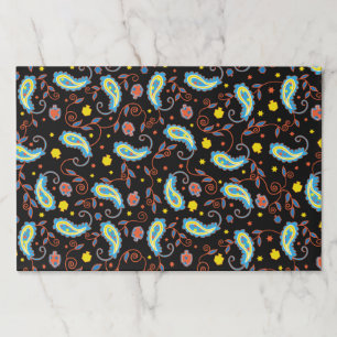 Bloc De Hojas Hanukkah Tearaway Placemat Pad/"Paisley Dreidels"