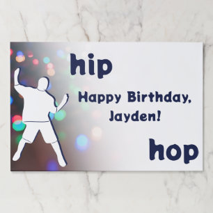 Bloc De Hojas Hip Hop Fiesta de baile Feliz cumpleaños