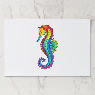 Bloc De Hojas Hipoahoría marino poligonal arcoiris