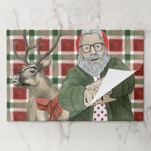 Bloc De Hojas Hipster Santa Collection