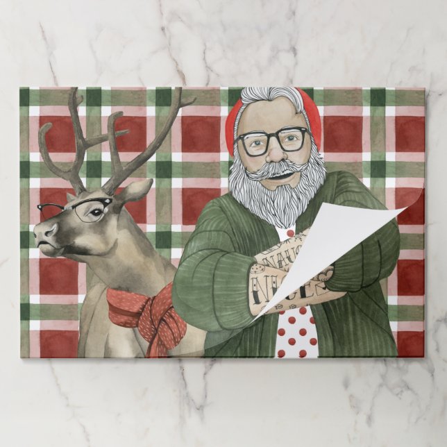 Bloc De Hojas Hipster Santa Collection (Plegada)