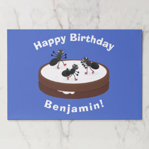 Bloc De Hojas Hormigas felices patinando hielo en personalizado 