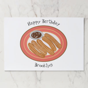 Bloc De Hojas Ilustracion Churro personalizado