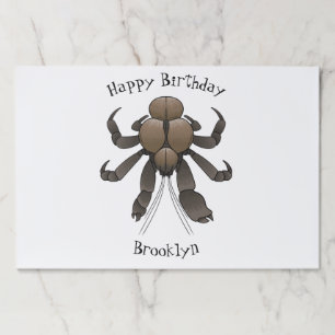 Bloc De Hojas Ilustracion de cangrejo de coco personalizado