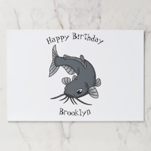 Bloc De Hojas Ilustracion de personalizado de bagre cúbico