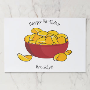 Bloc De Hojas Ilustracion de personalizado de chips de papa