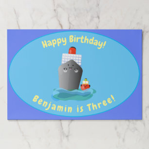 Bloc De Hojas Ilustracion de personalizado de embarcación de cru