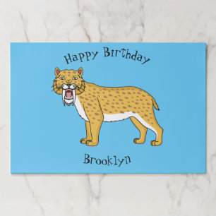 Bloc De Hojas Ilustracion de tigre con dientes de saber