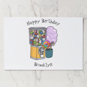 Bloc De Hojas Ilustracion personalizado Candy