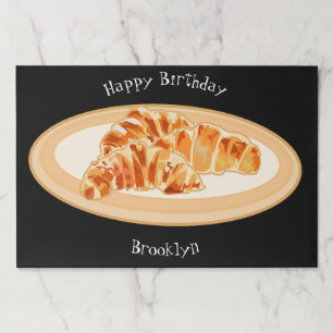 Bloc De Hojas Ilustracion personalizado croissant