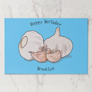 Bloc De Hojas Ilustracion personalizado de ajo