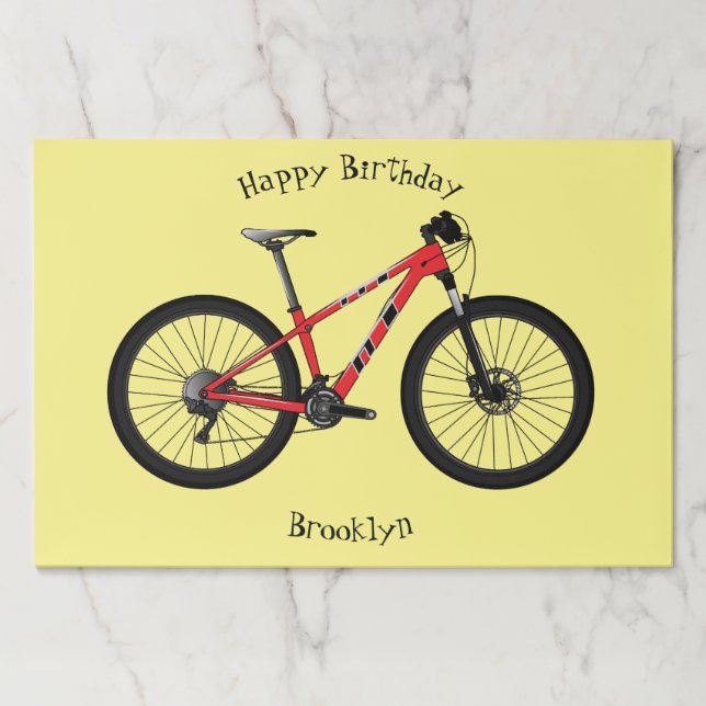 Bloc De Hojas Ilustracion personalizado de bicicletas (Anverso)