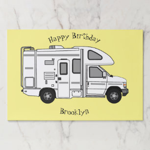 Bloc De Hojas Ilustracion personalizado de Campervan