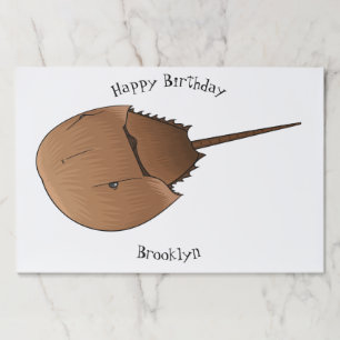 Bloc De Hojas Ilustracion personalizado de cangrejo herradura