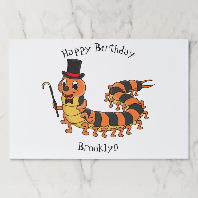 Bloc De Hojas Ilustracion personalizado de centipede gracioso (Anverso)