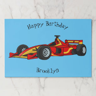 Bloc De Hojas Ilustracion personalizado de coches de carreras de