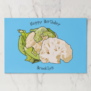 Bloc De Hojas Ilustracion personalizado de coliflor