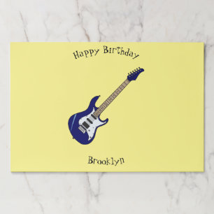 Bloc De Hojas Ilustracion personalizado de guitarra eléctrica