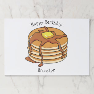 Bloc De Hojas Ilustracion personalizado de panqueques