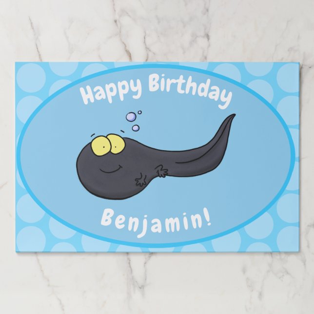 Bloc De Hojas Ilustracion personalizado de renacuajo divertido (Anverso)