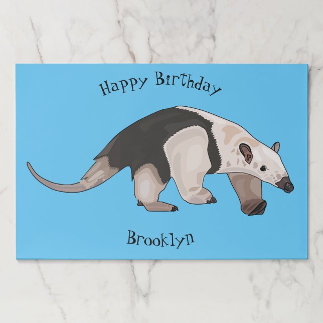 Bloc De Hojas Ilustracion personalizado de Tamandua (Anverso)