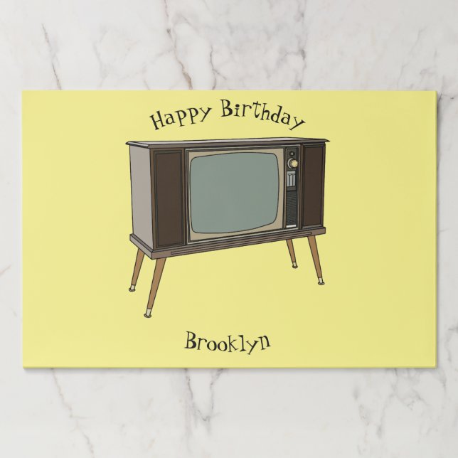 Bloc De Hojas Ilustracion personalizado de televisión (Anverso)