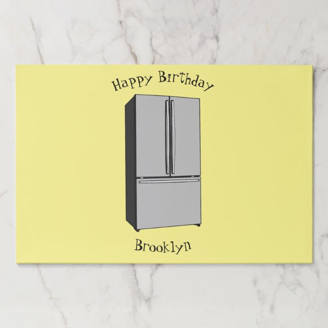 Bloc De Hojas Ilustracion personalizado frigorífico de puerta fr (Anverso)