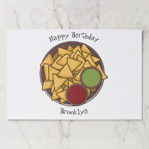 Bloc De Hojas Ilustracion personalizado Nachos
