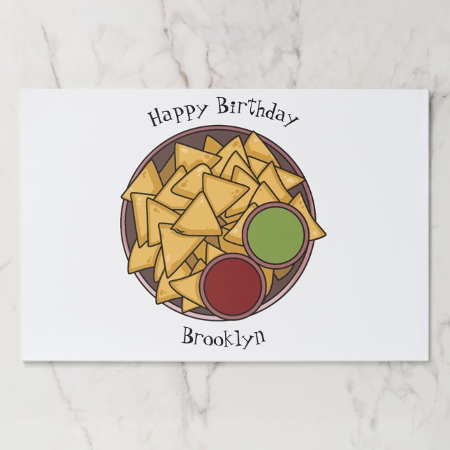 Bloc De Hojas Ilustracion personalizado Nachos (Anverso)