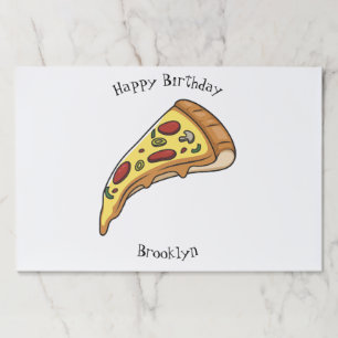 Bloc De Hojas Ilustracion personalizado Pizza