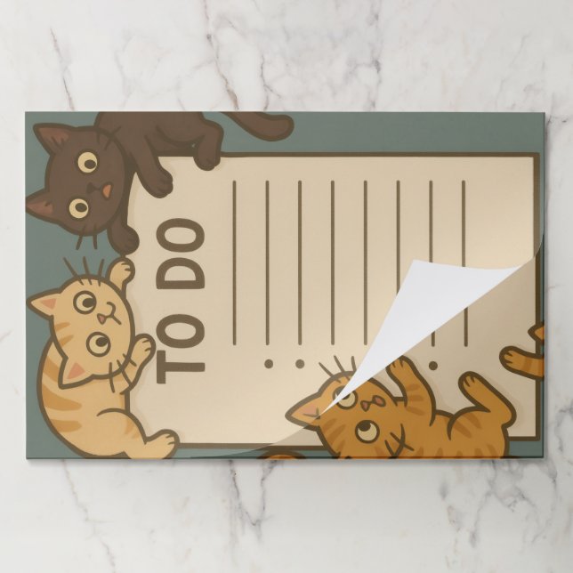 Bloc De Hojas Kitty Cat Pad To Do List (Plegada)