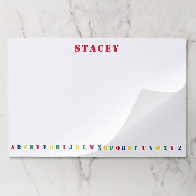 Bloc De Hojas La almohadilla de papel grande para uso de lágrima (Subido por el creador)