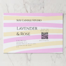 Lavender rosa soja negocios de velas añadir código