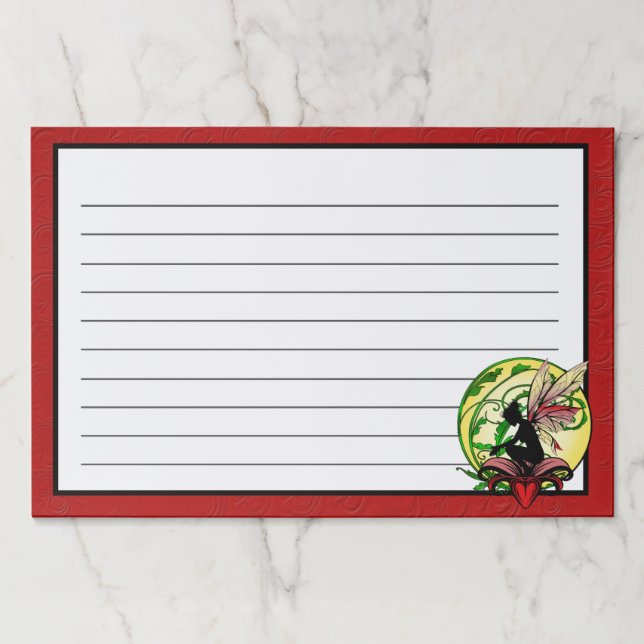 Bloc De Hojas Lily Shadow Fairy (Anverso)