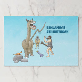 Bloc De Hojas Los dinosaurios se encuentran con la edad de piedr