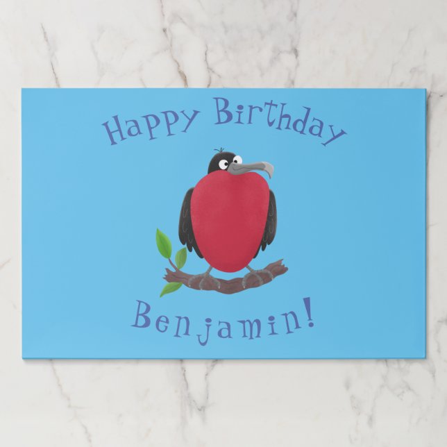 Bloc De Hojas Magnífico personalizado de pájaro fragata (Anverso)