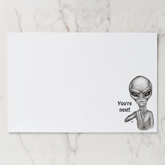 Bloc De Hojas ¡Mala Alien, eres la siguiente! (Anverso)