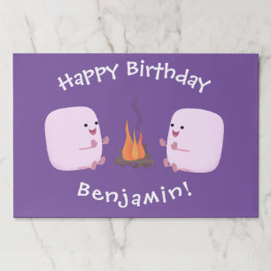 Bloc De Hojas Malvaviscos rosados por personalizado de bomberos 