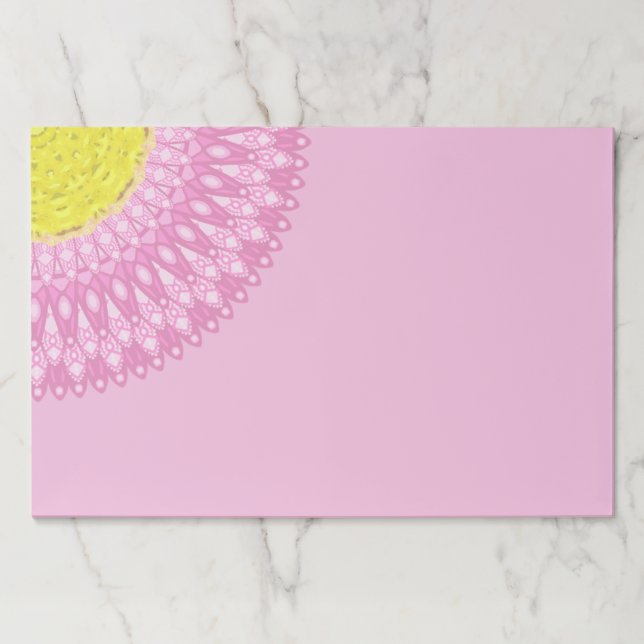 Bloc De Hojas Mandala rosa (Anverso)