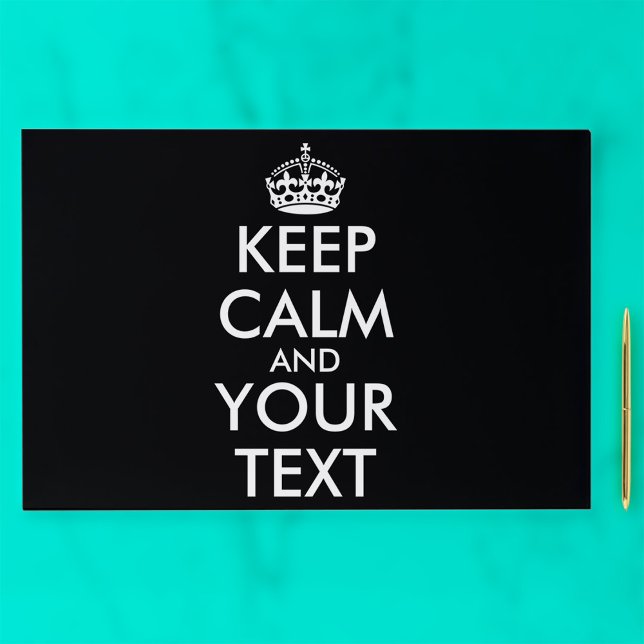 Bloc De Hojas Mantener la calma y continuar - Crear el propio (Subido por el creador)