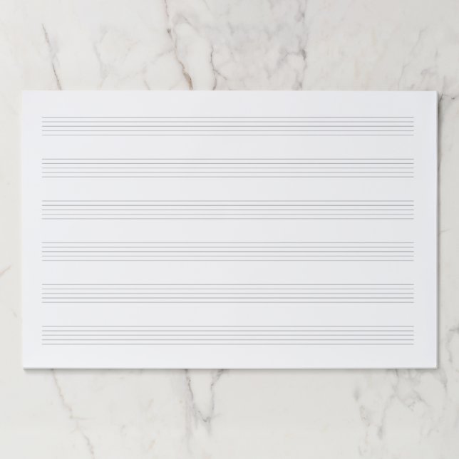 Bloc De Hojas Manuscrito de música gigante para niños de 12 "x18 (Anverso)