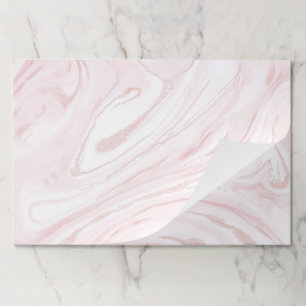 Bloc De Hojas Mármol Purpurina rosado moderno