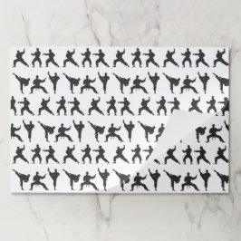 Bloc De Hojas Martial Arts Paper Placemats